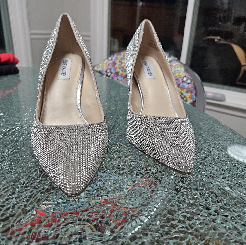Steven Madden Rhinestone Shoes - Picture 4 of 5